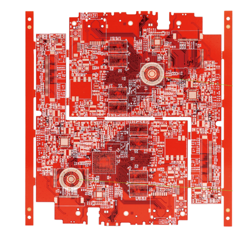 Red 6 Layer Fr-4 Printed Circuit Board
